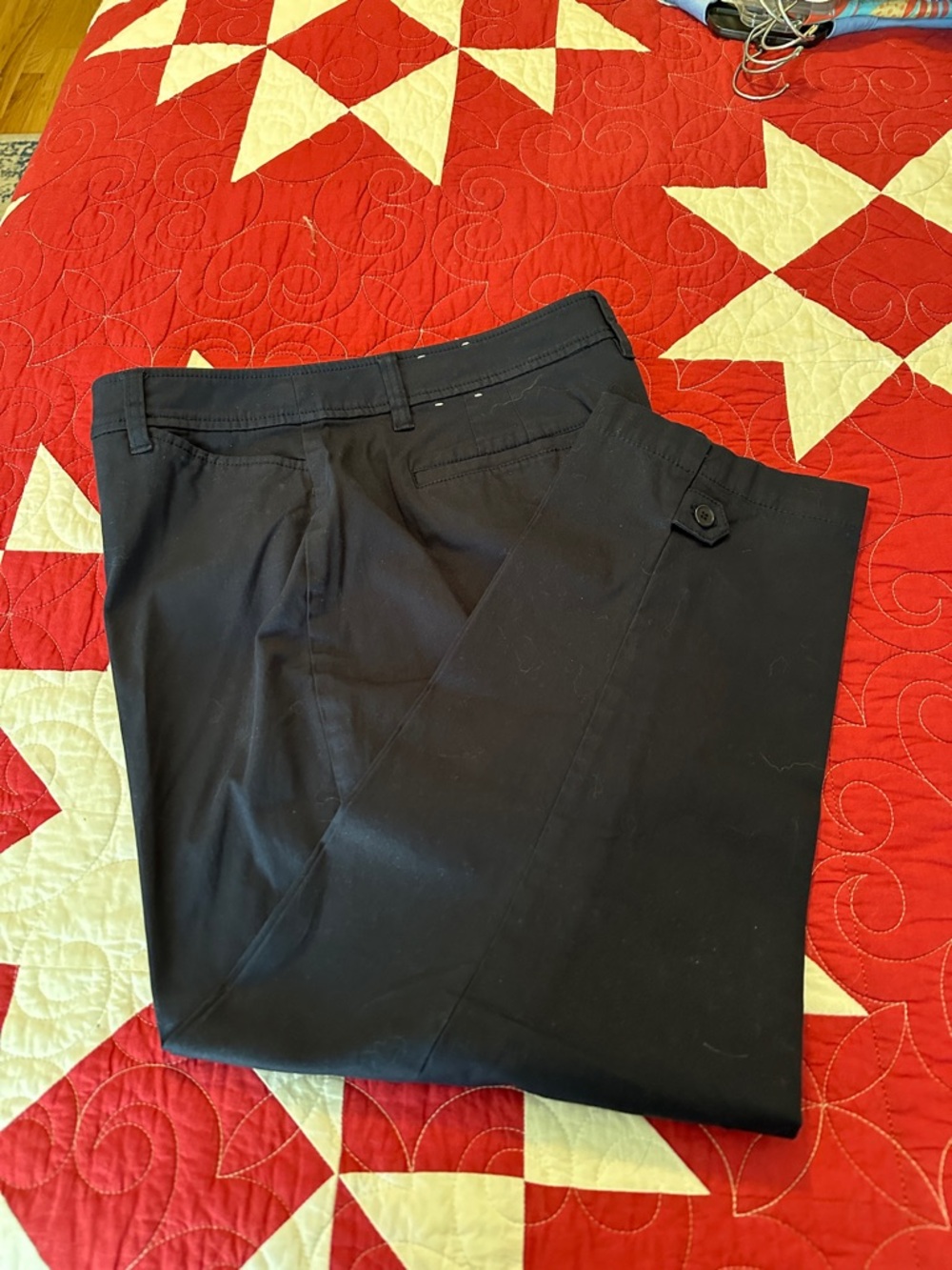 Talbots Navy Perfect Crop Pant